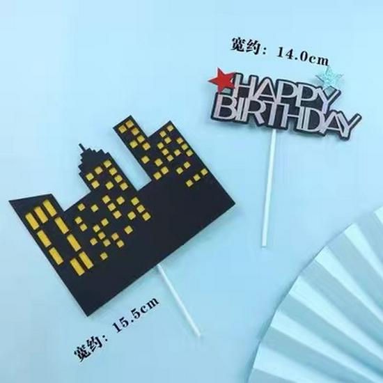 Spider-Man Cake Figurine, Cartoon Toy Baking Accessory for Boys' Birthday Desserts