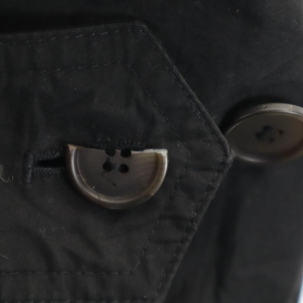 LONDON FOG Long coat 36R Black series liner Men's Used