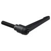 2pcs Black Clamping Lever Alloy Steel Self-locking Screw Handle with Locking Lever  Worker