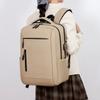 Schoolbag Men's Backpack Business Casual Multifunctional Backpack Business Travel Commuter Hang Rod Student Campus Computer Backpack