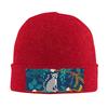 Lemurs In A Blue Jungle Warm Knitted Cap Winter Knit Bonnet Hat Skullies Beanies Hip Hop Caps for Unisex