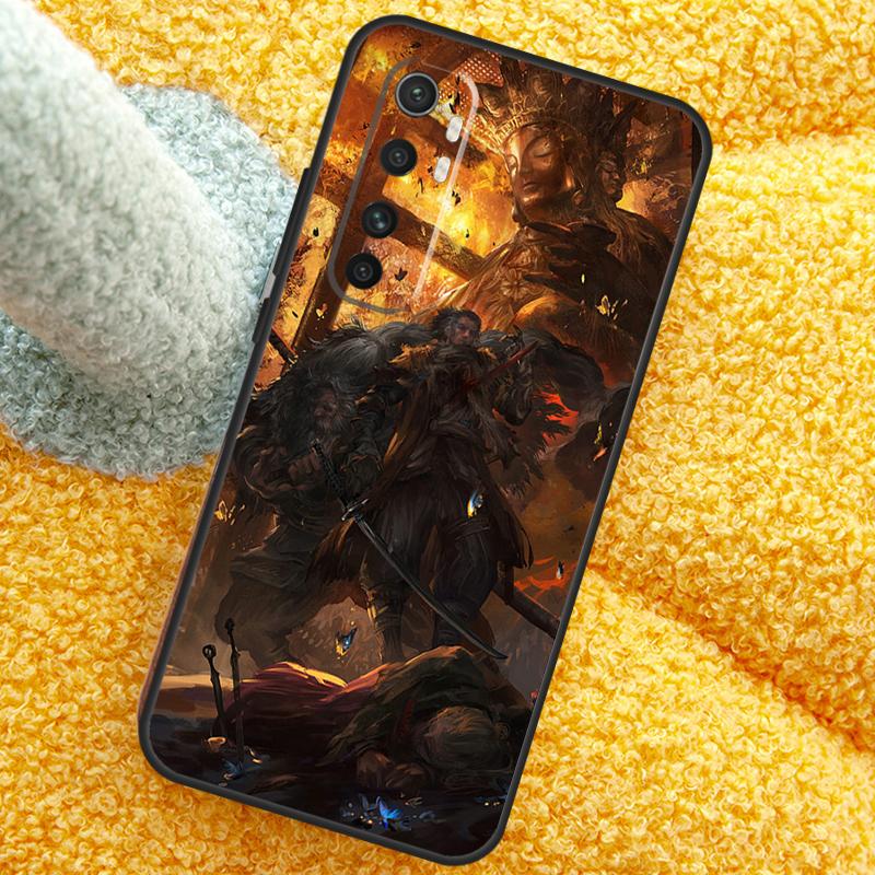 Sekiro Shadows Die Twice Puzdro Pre POCO X3 X4 X5 F5 Pro M5s C40 F4 GT F3 Kryt Pre Xiaomi 12T 11T Pro 12 13 Lite 12X