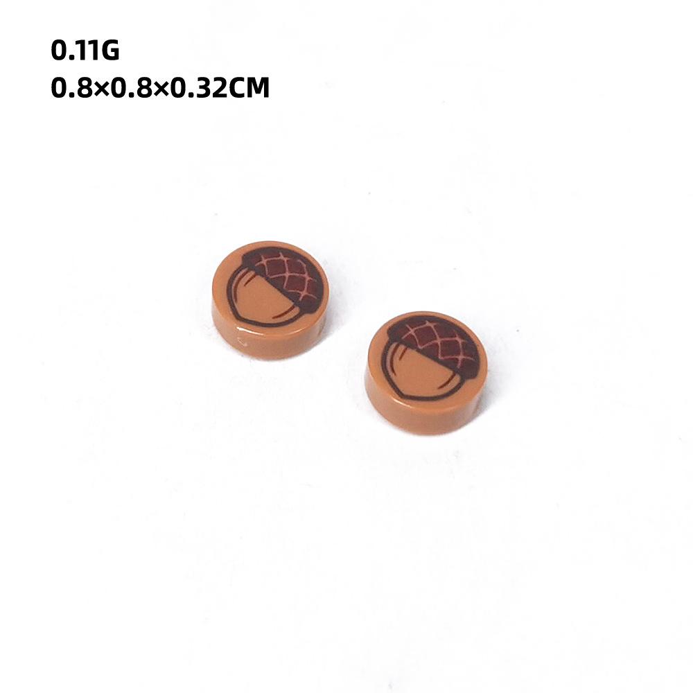 Compatible Mosaic Building Block Toy Goat Seagull Penguin Fish Sheep Animal Print Farm Diy Parts