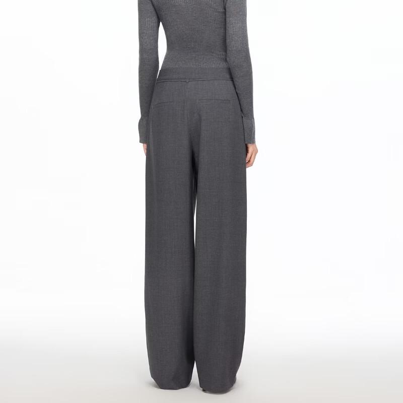 VEROMODA Women's Detachable Tassel Wide-Leg Casual Pants