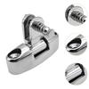 Heavy Duty Deck Hinge Mirror Polish Canopy Awning Hardware Universal Bimini Top Hardware  Pontoon