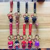 Marvel Avengers Keychain Silicone Cartoon Figures Perfect For Car Or Bag Accessories