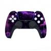 Autocolante Personalizate PlayVital pentru Consola PS5 Ediția cu Disc, Controller PS5, Stație de Încărcare, Căști și Telecomandă Media [Purple Deep Space]