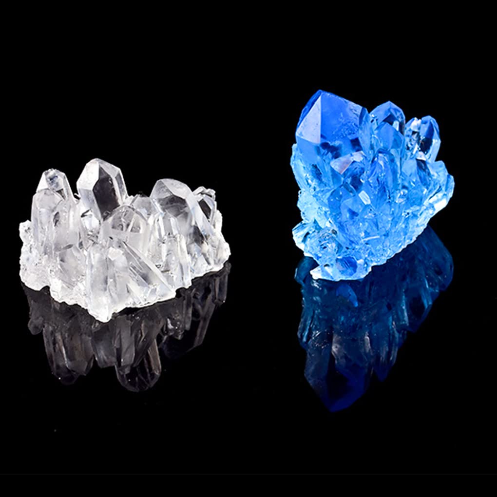 FineInno Crystal Mineral Silicone 6 Natural Quartz Soft Crystal Good Luck Hexagonal Pendulum Epoxy UV Resin DIY Mold of 6 Molds, Types, Gemstone,