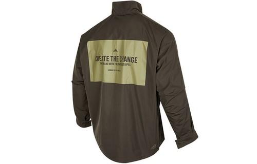 

adidas Fw22 Front Letter Print Sports Woven Jacket HZ7059 S зелёный