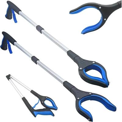 Garbage Picker Gripper with 360 ° Rotating Clip Trash Grabber Pick Up Tools Lightweight Foldable Gripper Extender Hand Tool