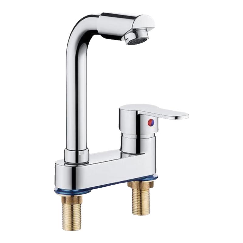 iLeddog German Dual-Hole Basin Faucet German Craftsmanship, 20-Year Warranty