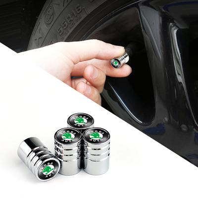 2025 Nové 4ks Logo Auta Krytky Ventilků Kol a Pneumatik Pro Skoda Octavia Fabia Kamiq Kapoq Kodiaq Rapid SCALA Superb A5 A7