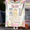 Outdoor Customize Blanket Celebrate 90 Years Of Love And Memories Perfect For Milestone Birthdays Gifts For Family Members Soft Comfortable And
