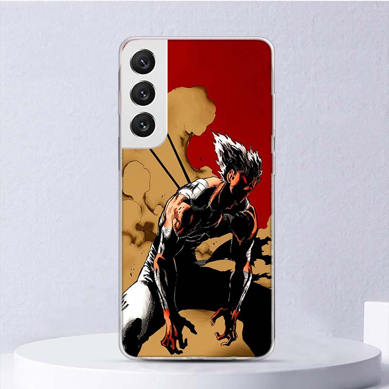 One P-Punch-Man Garou Soft Case For Samsung Galaxy S25 S24 S23 S22 Ultra Phone Cover S21 S20 FE S10 Plus S10E S25U Funda Coque