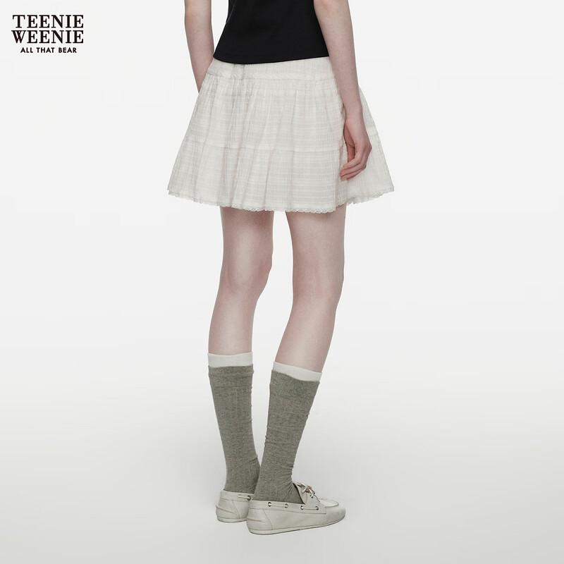 Teenie Weenie Women's Bear Graphic A-Line Mini Skirt