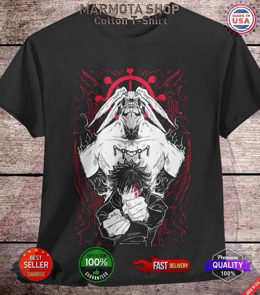 

Megumi Jujutsu Kaisen T-Shirt Fushiguro Mahoraga Anime Japanese Tee Shirt JJK M