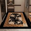 Retro Entrance Door Mat Anti Slip Door Mat Entrance Foyer Living Room Carpet Dirt Resistant Floor Mat