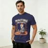 Funny Waiting On Parts Mechanic Skeleton Auto Repair Life T-Shirt Summer Cotton T Shirts For Unisex Hip Hop Casual Tee