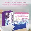 Detergent Sheets 60 Loads Plant Based Washing Machine Sheets Fast Dissolving Fresh Scent Dryer Sheets No Mess and Space-Saving