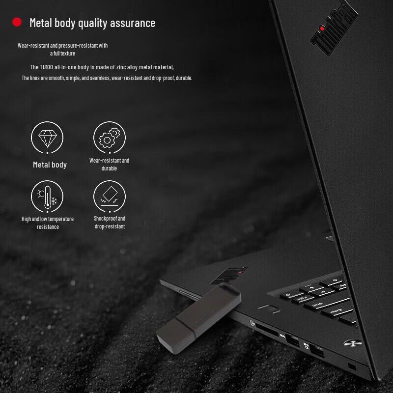 Lenovo Thinkplus TU100 Business Metal USB 3.1 Flash Drive