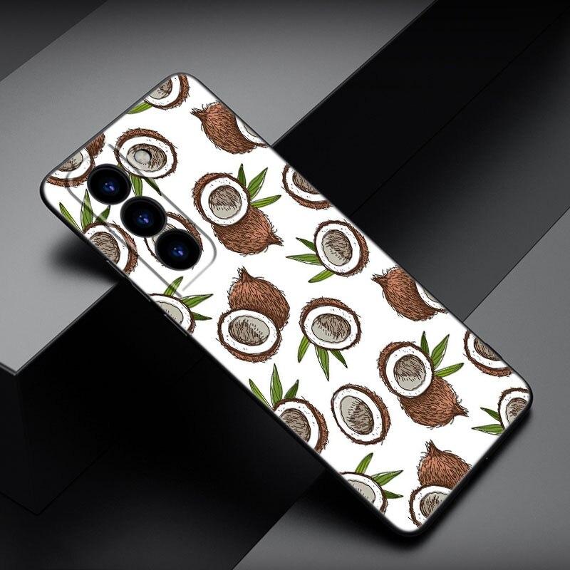 Summer Fruit Cherry Phone Case For Samsung Galaxy S22 Pro S21 S20 FE Ultra S10 Lite S10 S10E S9 S8 Plus Soft TPU Black Cover