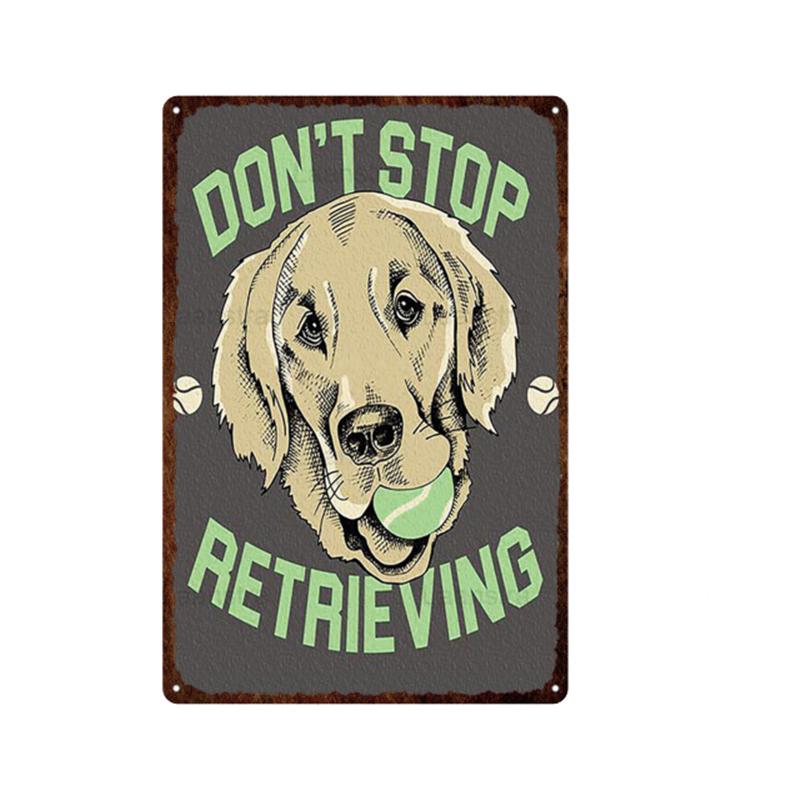 Christmas Santa Claus Pet Dog & Cat Tin Sign Wall Art Painting Vintage Decor Poster Metal Signs Bar Cafe Pet Store Home Decor