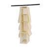 10 Compartments Hanging Purse Organizer With Hooks Closet Shelf Rack  Wardrobe Storage