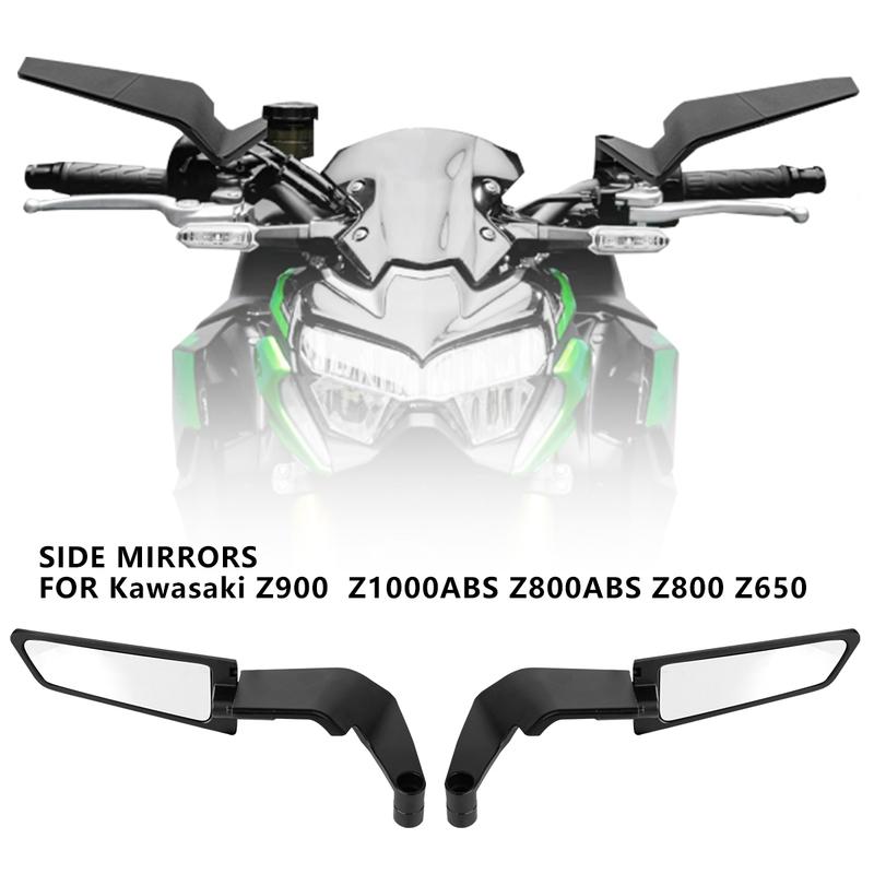 Motorcycle Mirrors Stealth Winglets Mirror Kits Adjustable Mirrors For Kawasaki Honda Aprilia  Benelli Suzuki Harley BMW Triumph