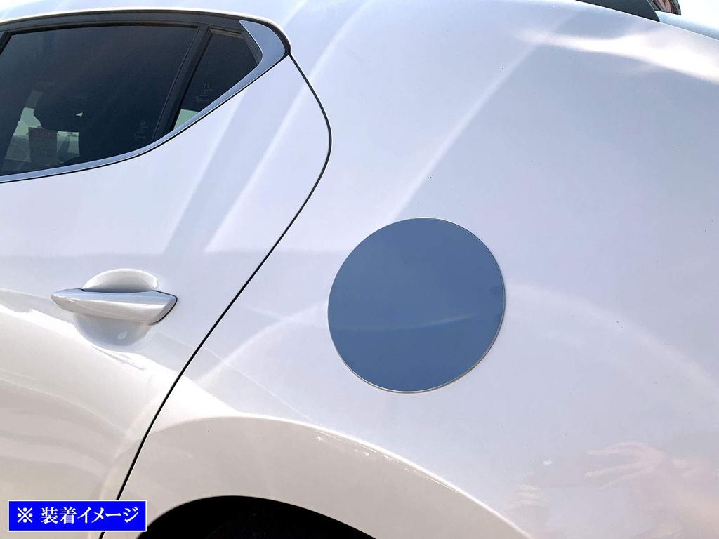 BRIGHTZ MAZDA3 Fastback BP Finish Stainless Steel Plated Gas Tank Cover BP5P BP8P BPEP BPFP BP5 BP8 BPE BPF P5 P8 PE PF MAZDA3 Fastback MAZDA 3 Mazda