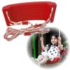 Boono Swing, Indoor/Outdoor, Hanging Bar, Kids Playground Equipment, Easy and Convenient for Home Use (Red)