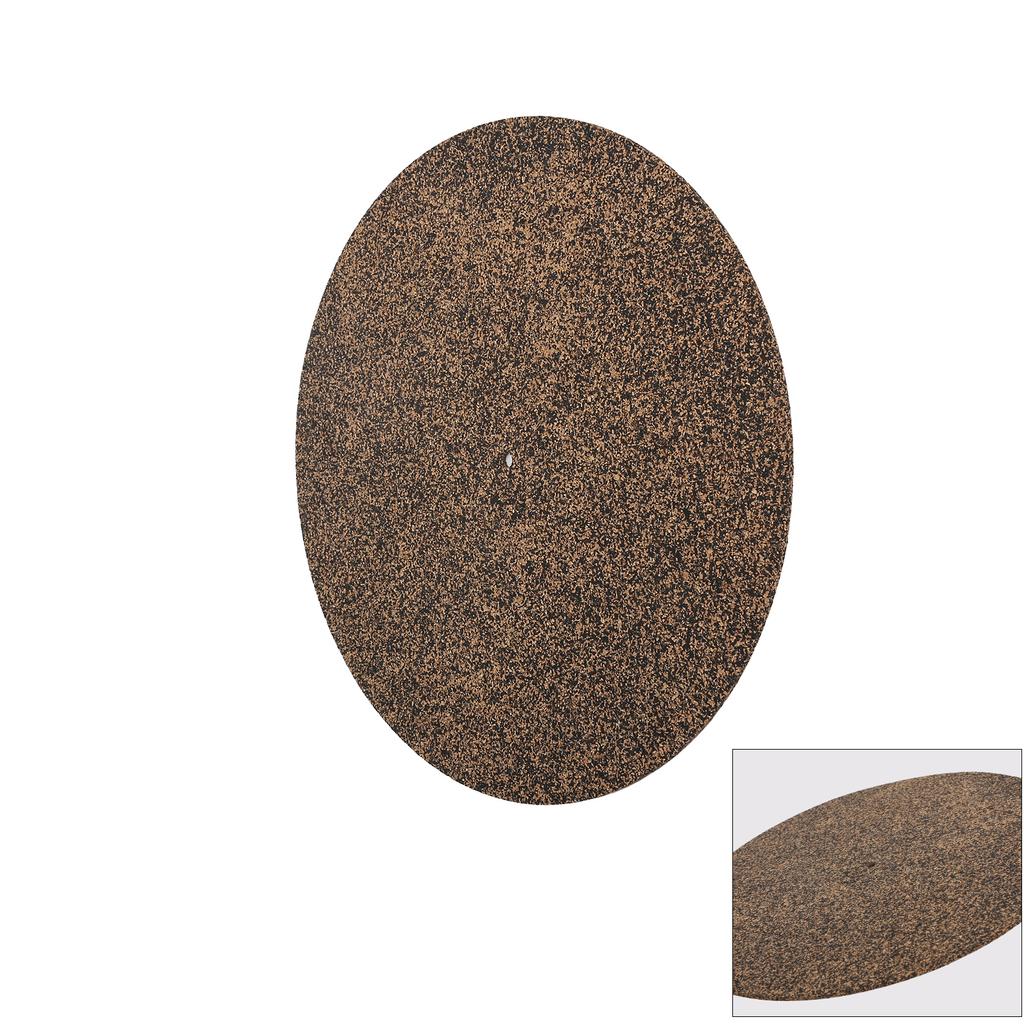 12in Vinyl Record Mat Pad Cork NonSlip AntiStatic Turntable Slipmat for LP Records