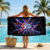 Bolton Wanderers FC Print Quick Dry Beach Towel Microfiber Absorbent Portable Travel Swimming Towel