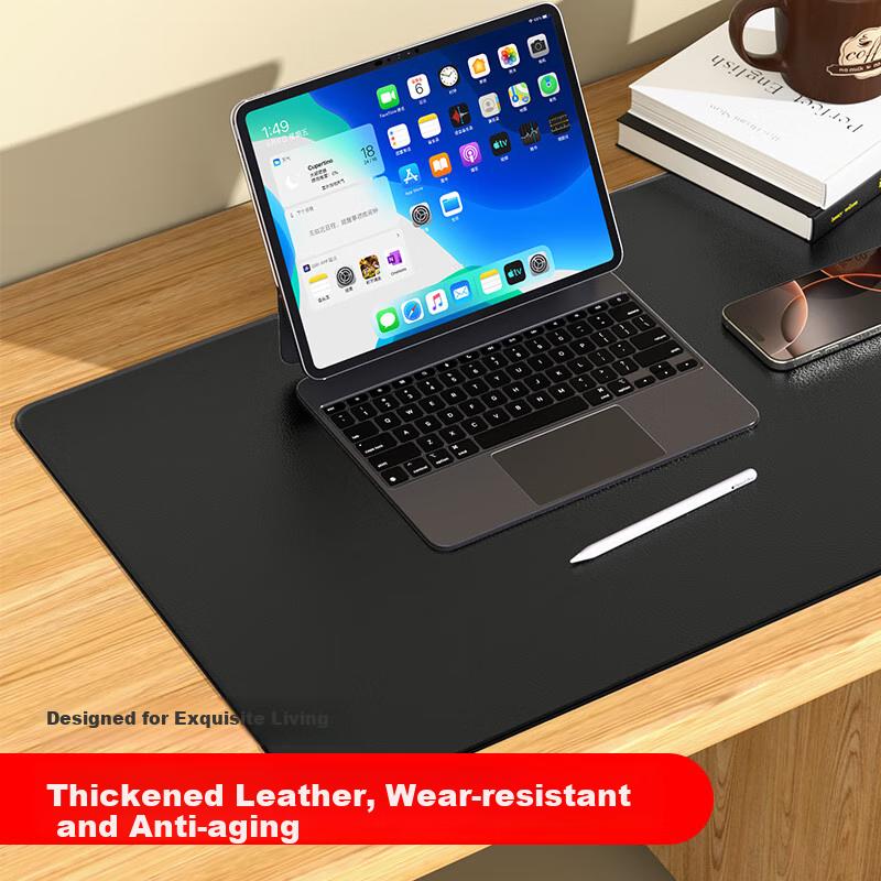 DM Daimai Mouse Pad, Extra Large 1000*500, Computer Leather Desk Mat, Large Mouse Pad, Waterproof Leather Desk Cover, Writing And Keyboard Pad, MP006