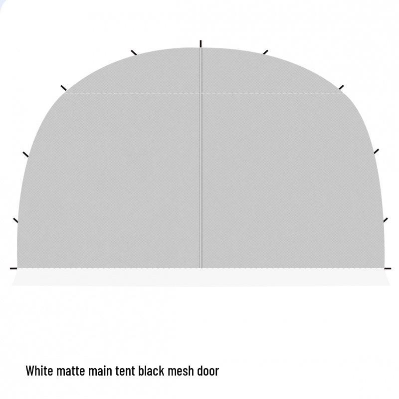 Extra Thick Windproof Camping Tent: Rainproof, Blackout Sunshade with Dome Canopy for Outdoor Sun Protection