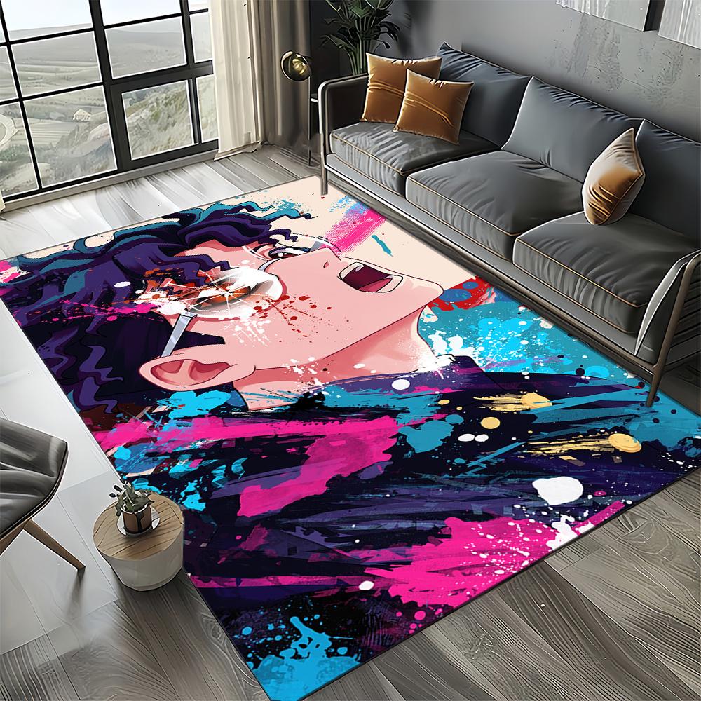 DAN DA DAN Anime Cartoon Non-Slip Carpet Rug for Living Room Bedroom Sofa Kids Play Floor Mat HD Gift