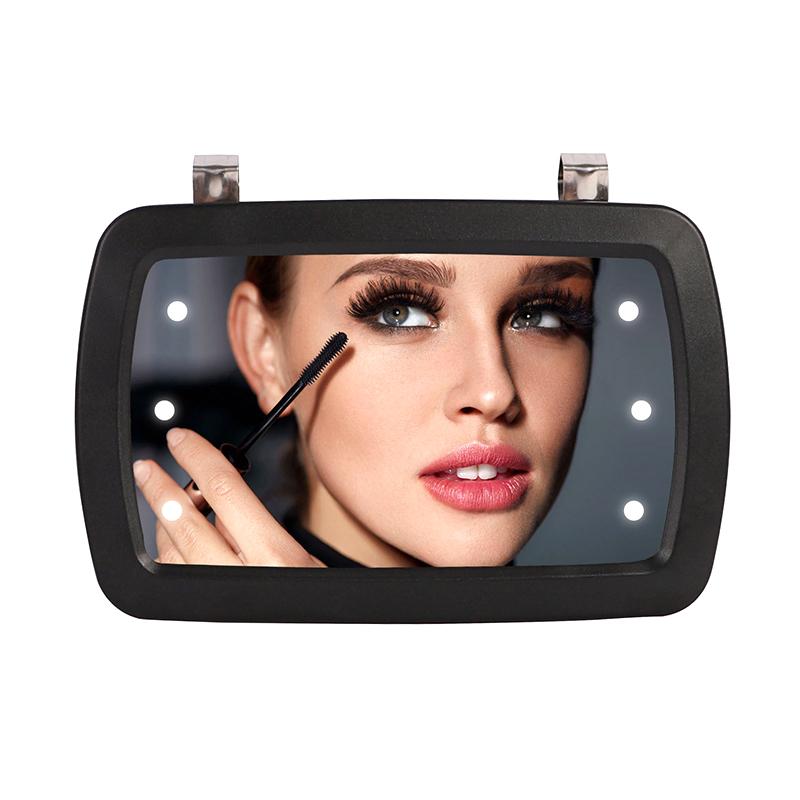 

Мини Зеркала для Макияжа Салона Автомобиля Пластина Солнцезащитного Козырька Светодиодное Зеркало для Девушек Женщин Подсветка Универсальное Зеркало для Макияжа