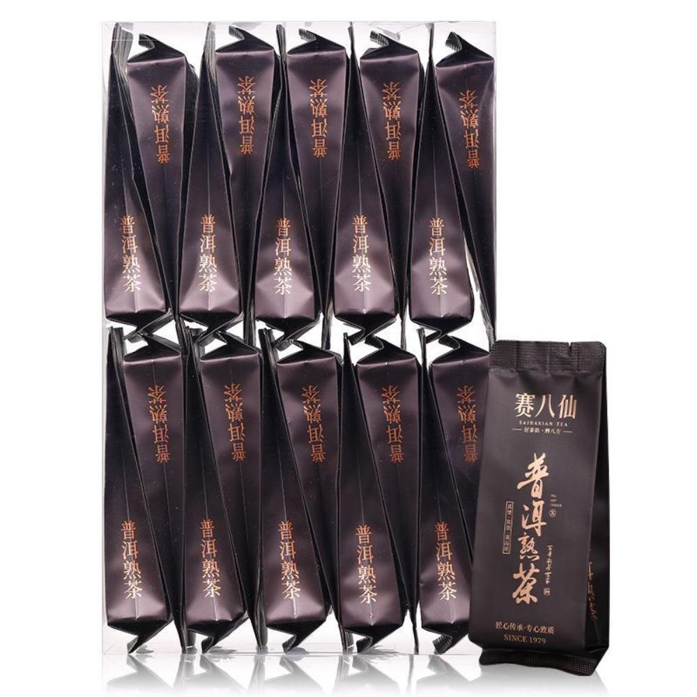 

Pu er tea ripe tea Yunnan ancient tree Pu er aged ripe tea small package 140G/1 box