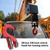 Accessory Hook with Reinforced Bearing Design Strong Trailer Hook with Corrosion Resistance Suitable for Towing Need