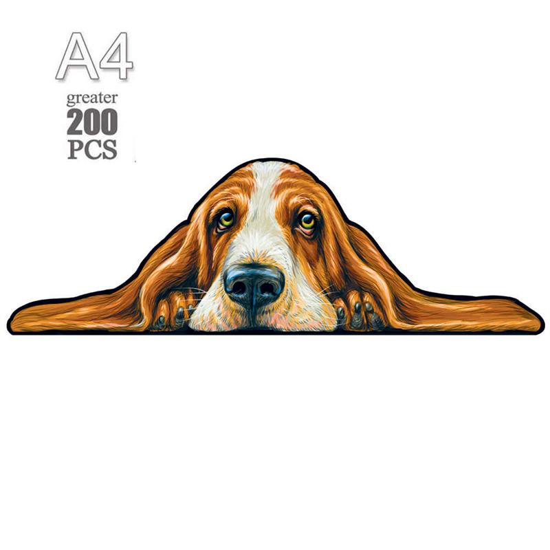 Dinosaur Wooden Jigsaw Puzzles Art Unique Butterfly Animal Shaped Puzzle Diy Leisure Game For Adults Kids Family Home Decor