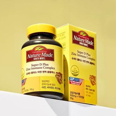 Nature Made Super D Zinc Immune Complex 100 Capsules (100 Days’ Worth)