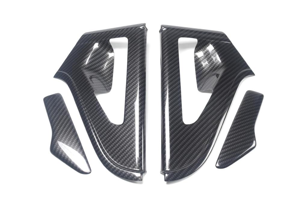 SecondStage Suzuki Swift Sport Rear Door Handle Garnish Digital Carbon Fiber Look S025DCB