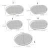 Oval Coasters and Jewelry Trays Mold Creative Striped Oval Resin Mold For Handmade Jewelry And Trinkets Storage Box