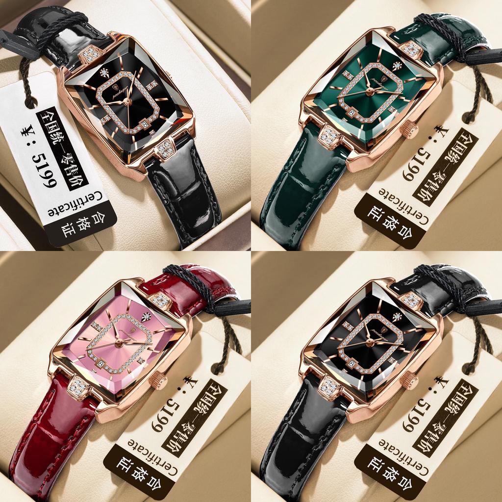 Swiss Ladies Watch Quartz Waterproof Fashion Womens Dress Watch With Calendar For Gift