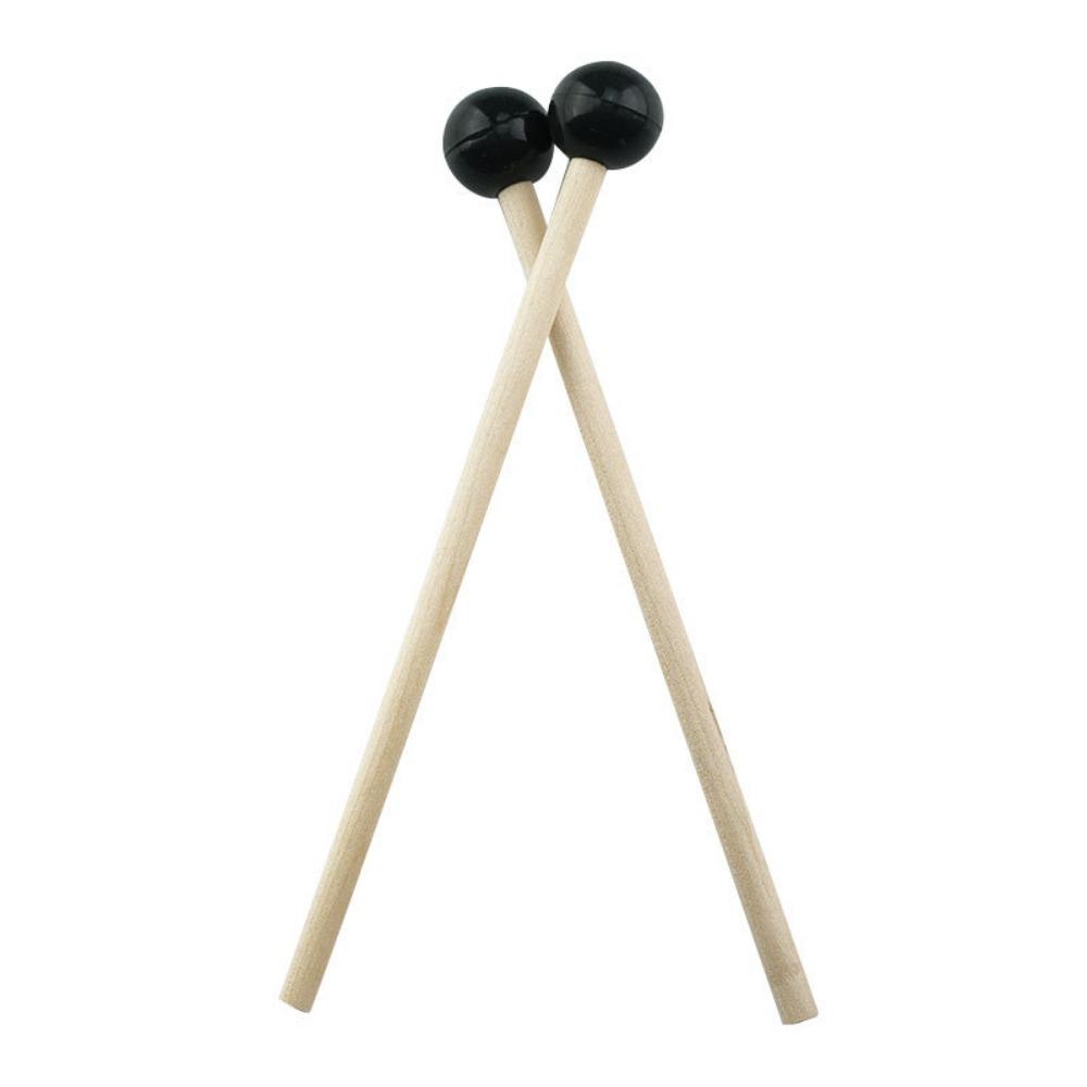

2Pcs/Set Wooden Handle Tongue Drum Sticks Wooden Drum Hammer Children s Percussion Style 3