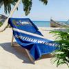 Large Beach Towel with Sheffield Wednesday Badge, Quick Dry Microfiber, Soft Absorbent, for Beach Pool Soccer Fan Gift