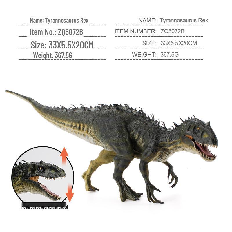 Jurassic Dinosaur Model Collection: Tyrannosaurus, Dilophosaurus & More