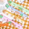 4 Piece Candy Color Animals Kawaii Stationery Cartoon Drawing Office School Kitten Straight Plastic Ruler