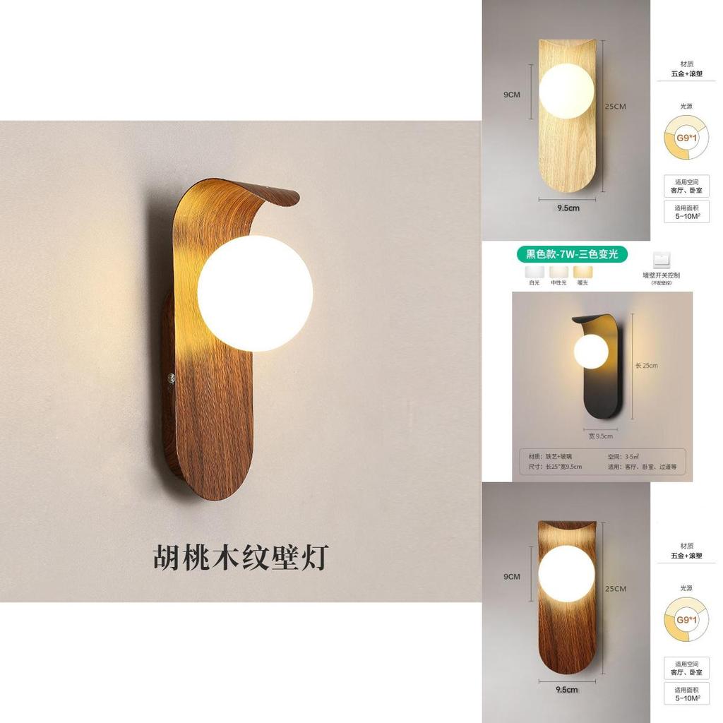 Modern Minimalist Wall Light With Led And Pvc Shade For Home Use