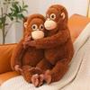 Stuffed Doll Monkey Plush Toy Realistice Orangutan Plush Doll Large Plush Monkey Doll  Baby Toys