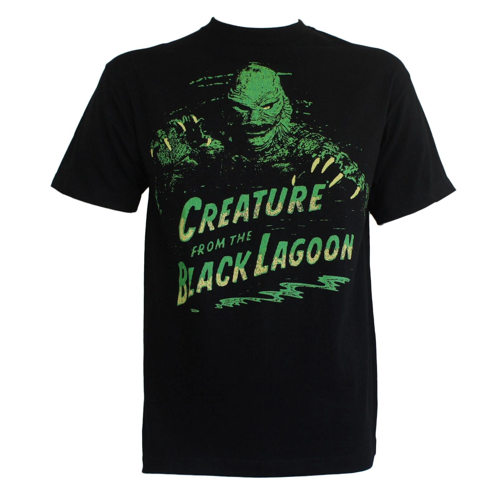 Authentic CREATURE FROM THE BLACK LAGOON Movie Green Creature T-Shirt S-2XL NEW XL